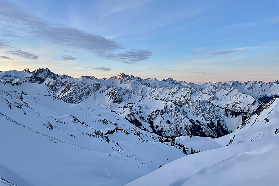 Winter am Alpenrand